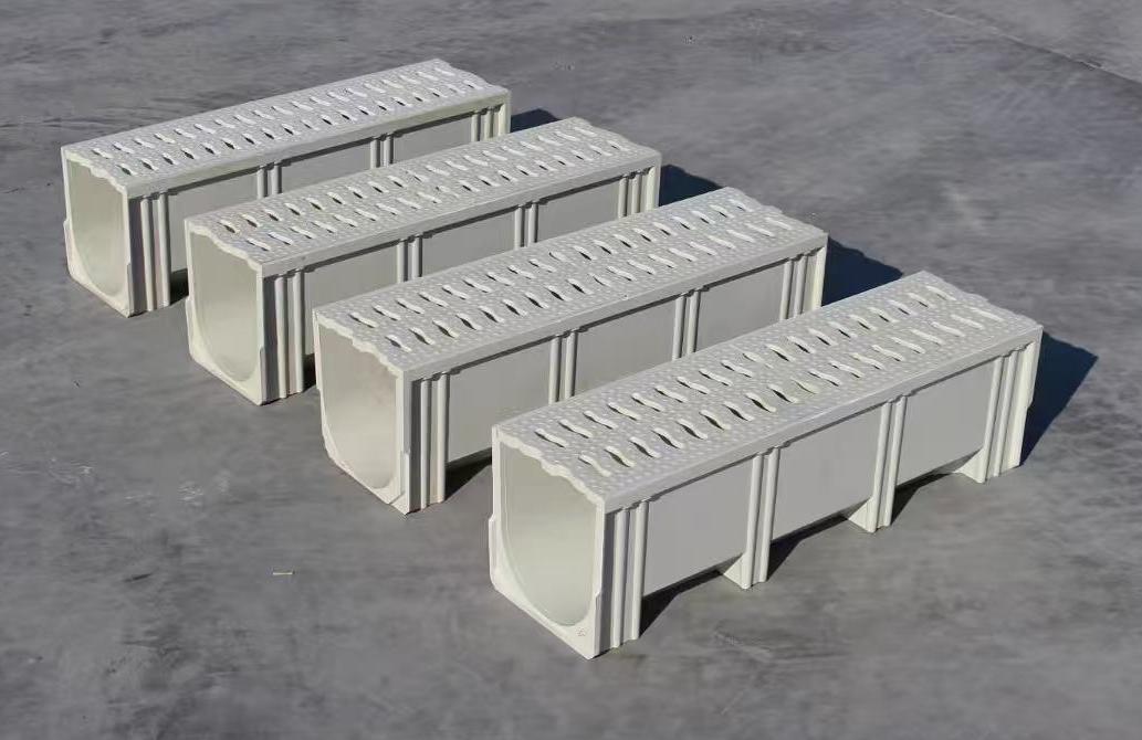 树脂混凝土排水沟+盖板